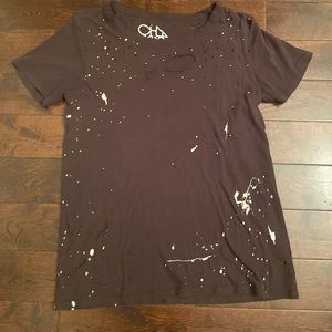 Chaser distressed tee